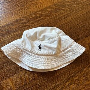 White POLO Ralph Lauren Bucket Hat